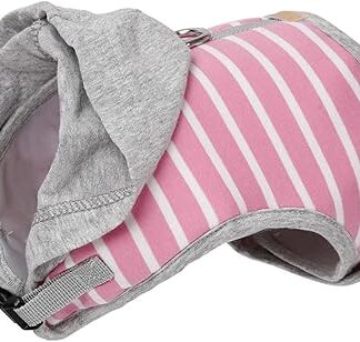 INOOMP Haustier-Pullover Katzengeschenke Kätzchenleine Tanktops Aus Baumwolle Westengeschirre Für Katzen Geschirr Und Leine Reflektierende Leine Rosa Brustgurt Draussen Reine Baumwolle