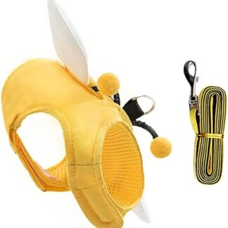 GANAZONO 1 Set Cat Lead Pet Supplies Pet Supplies Breathable Harness Dog Harness Cat Collars Cat Filter Seat Dog Rope Adjustable Running Rope Rope Pull Fabric Yellow