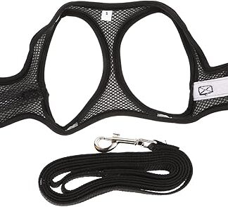 minkissy 1 Set pet leash No Pull Dog Harness dog traction strap small puppy collar puppy harness collar breathable cat jacket collar for puppy reflector vest headset thick chain mesh fabric