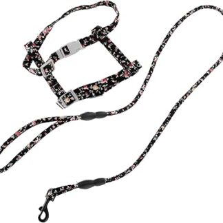 2 Sätze Katze Leine Geschirr Gehjacke Für Katzen, Kätzchen, Welpen Haustier Hundeleine Kätzchengeschirr Katzenhalsband Großes Katzengeschirr Zugseil Für Hunde Tuch Einstellen Klein