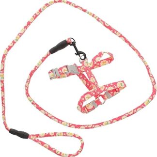 VANZACK Katze Hundeleine Laufleine Für Katzen Kein Welpengeschirr Geschirr Für Katzen Welpenleine Fluchtsicheres Katzengeschirr Leine Für Kleine Hunde Hundeweste Tuch Kettenblatt Die Katze