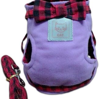 Harness with Cat Harness, Pet Chest Strap, Cat Chest Harness, Lead, Purple, Puppy