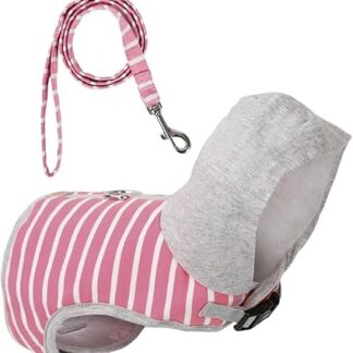 Kisangel Pet Jumper Dog Puppy Outfits Cat Harnesses Cat Collar Muscle Shirt Dresses Harnesses for Pet Vests Harness and Lead for Pets Summer Cat Harness Drawstring