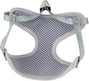 TOGEVAL Pet Harness Cat Leash Cat Harnesses Cat Lead with Vest Design Traction Harness Cat Collars for Girls Cats Chest Strap for Cats Chest Strap for Pets Grey