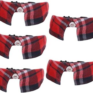 minkissy 5pcs adjustable cat collar cat bell collar baby kitten collar interior decor pet collars small cat collar cat collars cat collar with pendants collars for cats England tie Cloth