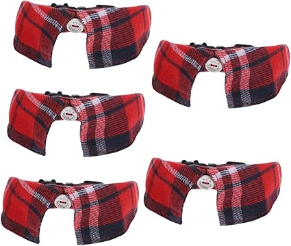 minkissy 5pcs adjustable cat collar cat bell collar baby kitten collar interior decor pet collars small cat collar cat collars cat collar with pendants collars for cats England tie Cloth