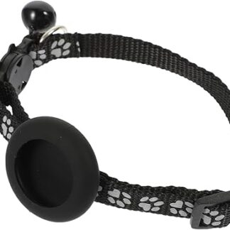 minkissy 3pcs cat collar holder for dog collar air tag. dog collar cute dog collars personalized cat tracer dog collar puppy collar reflective tracer pet collar nylon Accessories adjustable