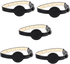 minkissy 5pcs pet pu collar puppy collar collars whelping supplies Cat Safety Collar puppies supplies cat collar accessories outdoor decoration collar adornments kitten lightweight