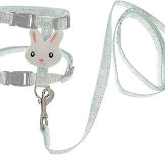 Beavorty Leine Zugseil für Haustiere im Freien Geschirr für Katzen Hamster Tanktops Welpe Katzengeschirr Traktionsgurt für Katzen Farbkontrast Kabelbaum einstellen Weste Reisen Gürtel Nylon