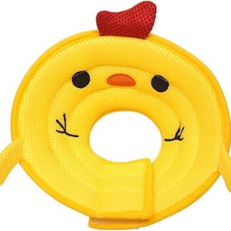 Qinlenyan Cat Collar Pet Recovery Collar Cat Cone Collar Adjustable Breathable Comfortable Pet Collar for Postopery or Injuries Yellow L