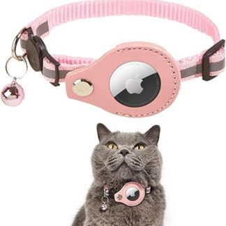 AirTag Cat Collar, Airtag Cat Collar, Airtag Cat Collar, Airtag Cat Collar, Lightweight Tracker Cat Collars for Girls Boys Cats