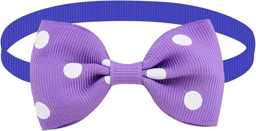 HCHGJKN Basic Dog Collar, Adjustable Dog Collar, Pet Cat Collar with Bow Bell, Pendant Necklace Collar for Puppy and Cat (A)