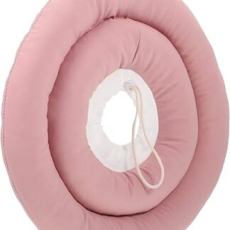 Parliky Cat Buster Collar Katzenhalsband zur Genesung Baumwollmaterial wasserdicht für M Rosa Größe