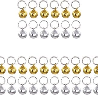 Mipcase 36 STK Katze Hund Glocke Kleines Hundehalsband Weihnachtshundeglocken Weihnachtskatzenglocke Hundehalsband Anhänger Katzenhalsbänder Geschirre & Leinen Hündchen Haustier Katze