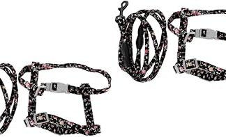YARNOW 2 Sets Cat Lead Harness Puppy Leads Large Cat Harness Rope Pull Pet Lead Cat Dog Cat Harnesses Running Rope for Kittens Outdoor Kitten Harness Cloth