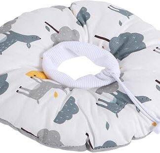 NUOBESTY Pet Collar Small Kitten Cone After Surgery Neuter Adjustable Cat Cone Collar Soft Cute Cat Recovery Collar for Cat Small Dog Pet Rescue Collar for Cat Surgery