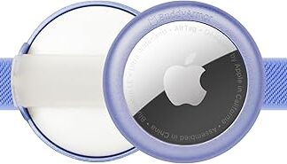 BuddyArmor AirTag-Halterung für Haustiere, für Halsbänder, Geschirre, Leinen, sichere Passform, kein baumeln, passend für bis zu 2,8 cm, Blau (Armor Blue)