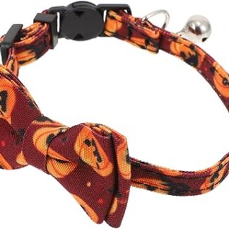 CORHAD 4 Stücke Adorable Cat Collar Exquisite Halloween Gruselige Stil Katze Kragen Haustierversorgung