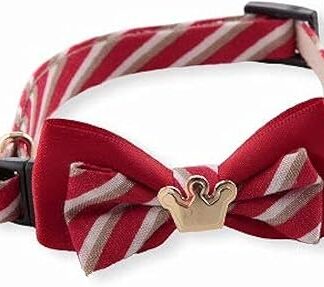 NECO ICHI CATS FIRST Necoichi Crown Cat Collar Red
