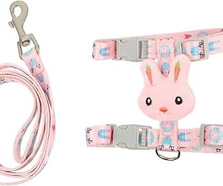 DOITOOL Leinen Haustierweste Für Große Katzen Katzengeschirr Laufleine Für Katzen Laufjacken Für Katzen Katze Geschirr Jacke Verstellbare Haustierleine Katzenweste Nylon Kordelzug I-förmig