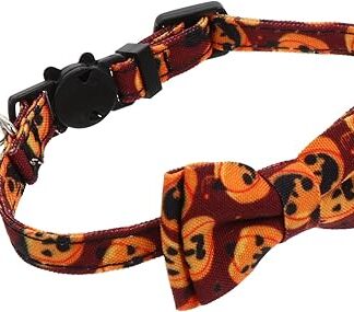 CIYODO 1 Stück Kreative Haustiere Bogen Bindungen Bequeme Haustierhals Ring Halloween Dog Cat Collar
