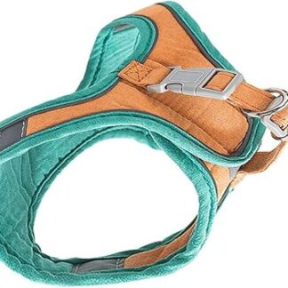 Ipetboom 1 Set Cat Lead, Escape From The Cat Harness, Reflective Lead, Cat Harness, Adjustable Harness for Puppies, Cats, Retractable Lead, Escape Chest Strap, Vest Style, Suede