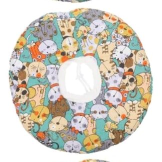 Sosoport Pack of 3 Pet Collar Cat Collar Cats Pet Cone Collar Surgery Collar Pet Neck Collar Cat Cone Collar Soft Collar Breathable Decorate Collar Cotton