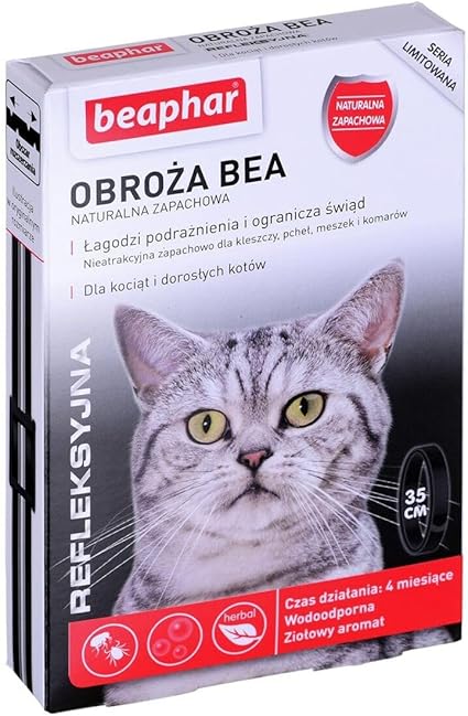 beaphar Bea Collar Naturally Scented Reflective for Kittens and Cats