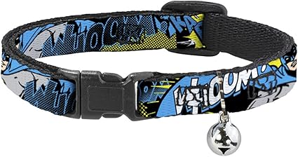 Batman Scene1 Cat Collar 8-12" Width