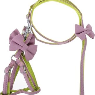 YARNOW 1Stk Leine Atmungsaktives Katzengeschirr Katze Hund Geschirr Gurt pet Supplies hundebedarf katzenseil Kabel zum Schleppen von Hunden Sicherheitsseil für Haustier Polyester Violett