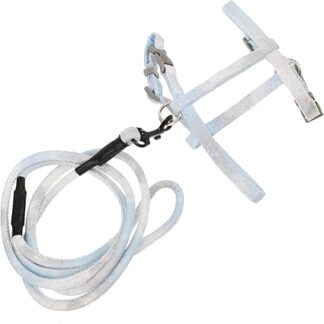 Happyyami Katzenhalsband Verstellbare Hundeleine Auto Bogen Kleine Weste Zubehör Katze Joggen Extra Kleines Kätzchen Katzenweste Mit Leine Futterspender Frettchen Träger Polyester Blue