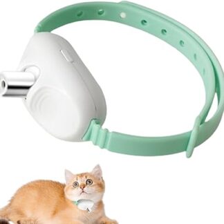 Generico Adorable Cat Toys for Bored Cats, Sturdy Wearable Led Lights Pointer Collar, Electric Smart Amusing Collar, Dog Electronic Collar, Interactive Indoor Pet Collar for Cats