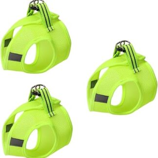 Supvox 3St Brustgurt für Katzen katzenhalsband Katzen katzenhalsbänder Trageschlaufe für kleine Hunde Haustier atmungsaktives Geschirr Gürtel keilriemen Katzengeschirr Green