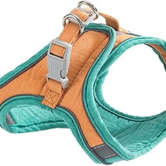 SEWOART Katzenweste Geschirr und Leine langes Zugseil Wildledermaterial bequem für im Freien klein und tragbar