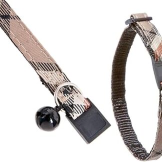 Karlie Art Joy English Style Cat Collar, Nylon, Beige, 30 x 1 cm