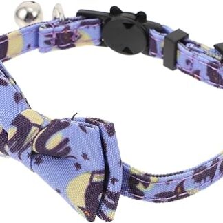 WOONEKY 4 Stücke Adorable Cat Collar Exquisite Halloween Gruselige Stil Katze Kragen Haustierversorgung