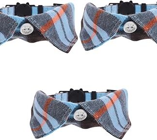 minkissy 3pcs adjustable cat collar baby kitten collar upholstery trim kitten collars astetic room decor collars for kittens pet collar adjustable collar for Cat big cat Cloth fancy