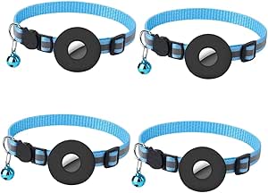 minkissy 4pcs Cat Collar Padded Dog Collar Small Puppy Collar Chocker Holder Collar Small Dog Collar Collars for Puppies Puppy Collars Dog Collar Small Pet Collar Protector Nylon The Cat