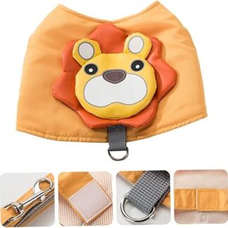 Beavorty 1 Satz Haustier zieht Brust und Rücken Weste für Haustiere Geschirr für Welpen laufweste Muskelshirt Tanktops Katzengeschirr Haustier Geschirr atmungsaktiv Gurt Gürtel Leinen Stoff