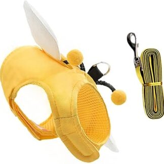 VANZACK 1 Satz Katzenleine Small Dog Traction Rope Cat Traction Rope bequemes Katzengeschirr Hasengeschirr Outdoor-Gehgeschirr Haustier Geschirr die Katze Kordelzug Westengürtel Leinen