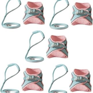 INOOMP 5 Sets Pet Lead Rope Dog Lead Adjustable Puppy Vest Lead Dog Chain Leash Pet Vest Harness Durable for Dog Puppy Chest Strap
