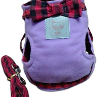ORFOFE Cat Harness Quick Release Cat Leash The Colour Purple The Purg Harness with Lead Weeasypet Dog Harness Lead Chest Strap for Pets Dog Lead Dog Rope Cat Rope Purple
