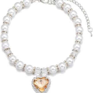 HCHGJKN Basic Dog Collars Pet Collar Cat Collar Powder Set Cat Collar Without Bell Pet Supplies (B)