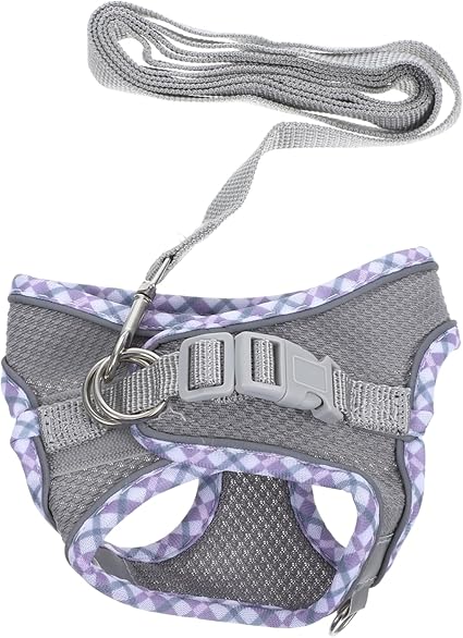 YARNOW 1 Set Reflective Kitten Harness Lead Buckle Pet Harness Lead Escape From Cat Harness Puppy Harness Lead Cat Collar Lead Kitten Vest Polyester