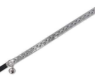 Karlie Cat Paw Collar 30 cm L B: 10 mm, Grey