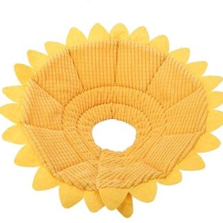 Pet Protection Collar, Pet Wound Healing Collar, Comfortable and Light Golden Yellow for Pet Dog Cat Animal (No. 2 Neck Circumference 20-23 cm)