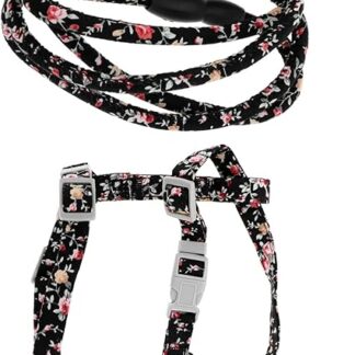 POPETPOP 1 Set Cat Lead Harness Undershirts Rabbit Lead Pet Harness Puppy Lead Puppy Lead Cat Lead Collar Cat Adjustable Lead Printed Cat Lead Cat Lead