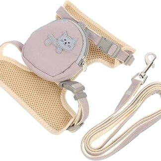 Supvox 2st Hunderucksack Leine Verstellbares Laufseil Katzenleine Katze Verstellbares Geschirr Welpe Einstellbarer Hund Katzenwestenleine Reflektierende Leine I-förmig Westengürtel Nylon