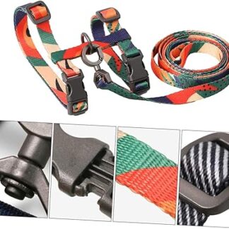 POPETPOP 1 x H-type Cat Tow Rope Cat Collar Lead Dog Tracking Line Cat Harness Collar Lead for Pets Puppy Lead Dog Lead Training Dog Pull Bridle Polyester Rabbit