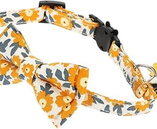 minkissy 2pcs dog collar cat collar dog safety dog christmas bow adjustable pet collar kitten bow tie bowties pet salon adjustable cat collar girl bows clothing metal button aluminum alloy